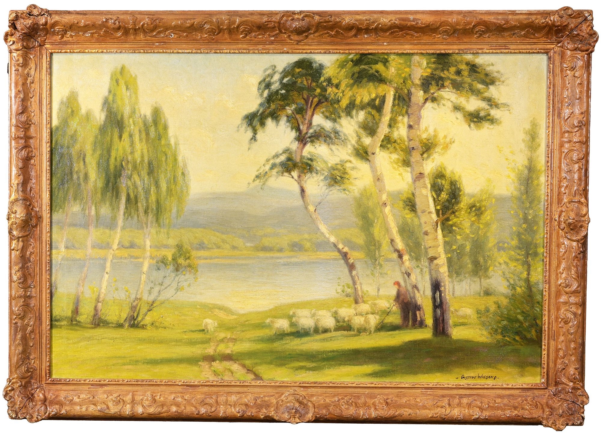 Gustave Adolph Wiegand | Springtime in Arcadia | MutualArt