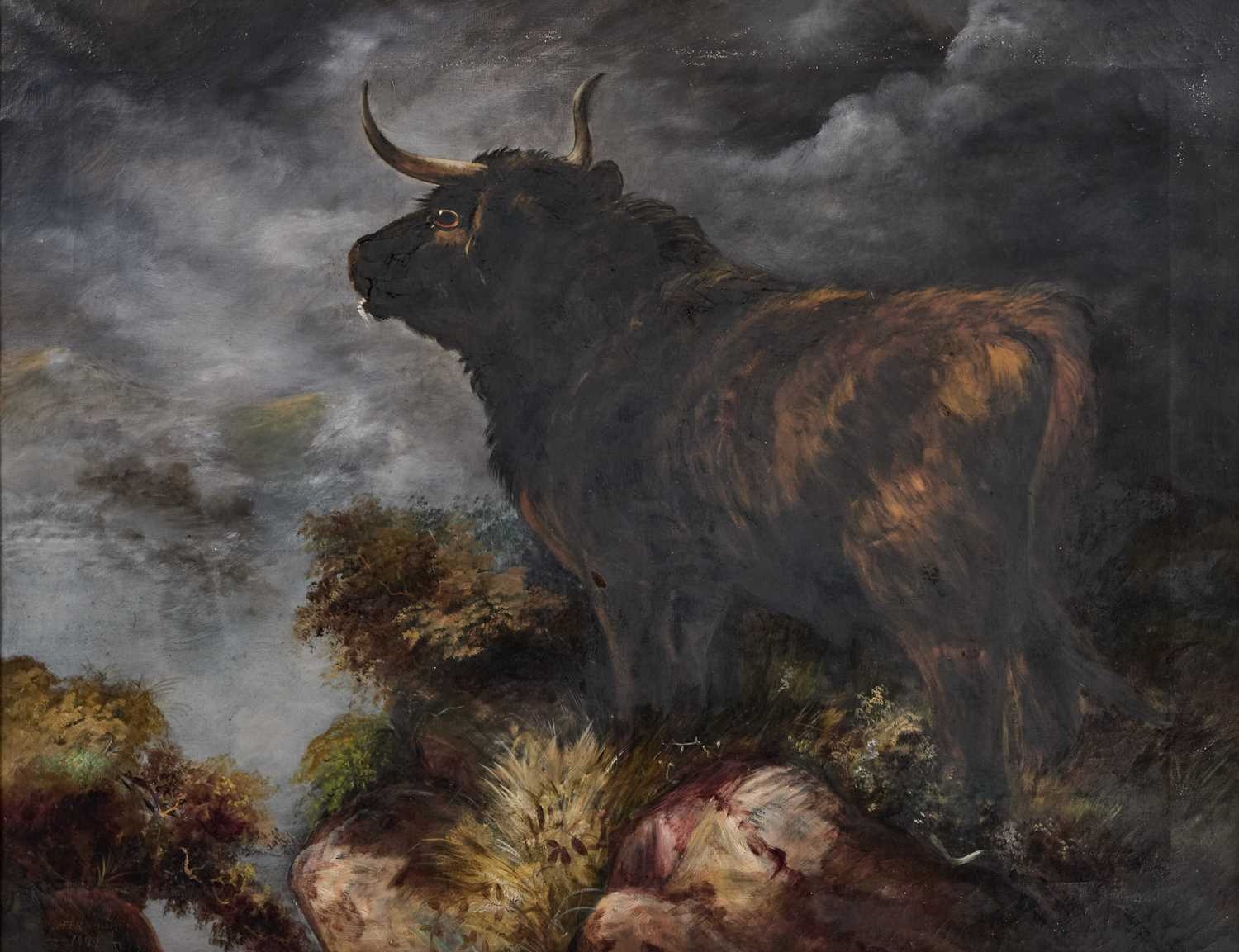 Admas Fernhough | THE LOST MONARCH, A HIGHLAND COW IN A LANDSCAPE (1893 ...