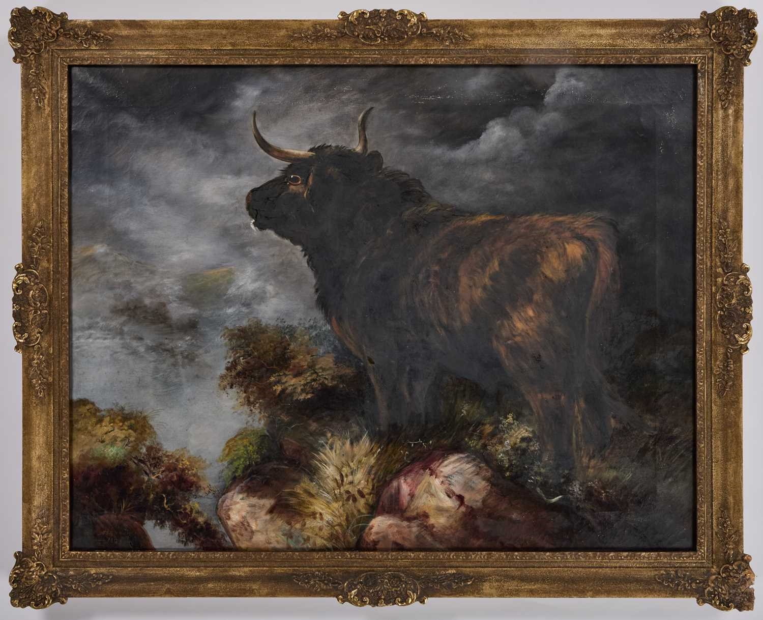 Admas Fernhough | THE LOST MONARCH, A HIGHLAND COW IN A LANDSCAPE (1893 ...