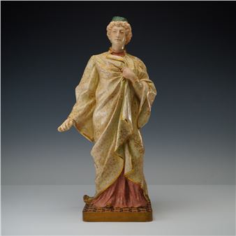 Doulton Burslem Vellum Figure, Portia - Charles John Noke