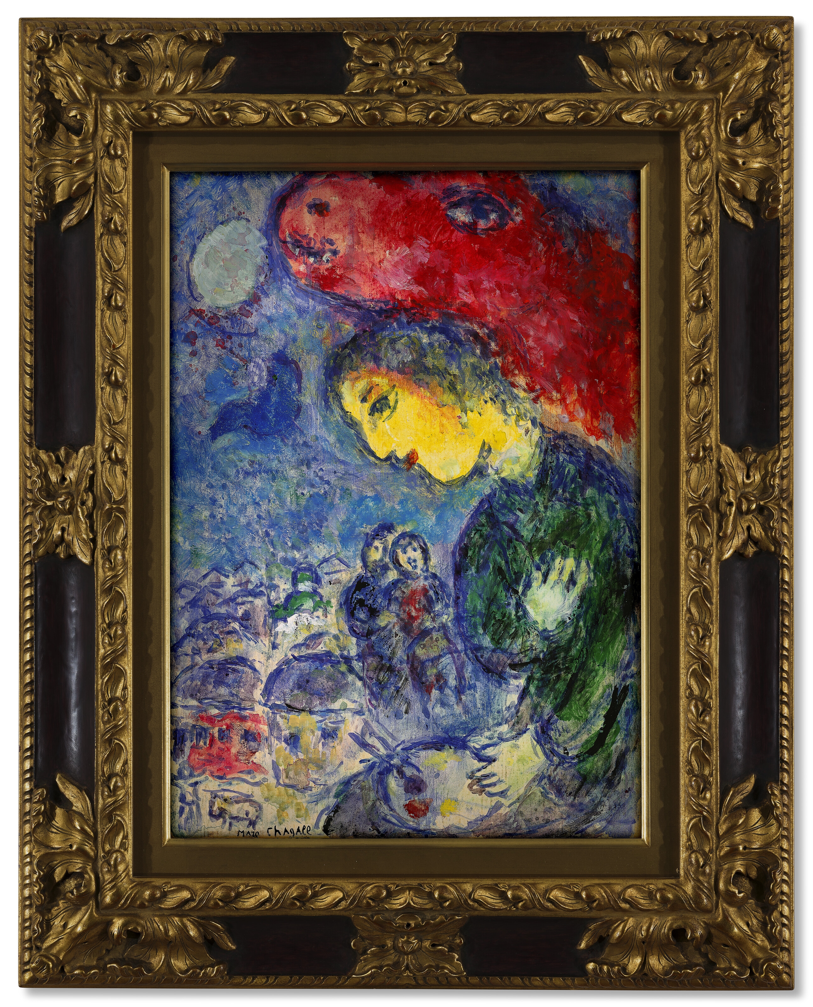 Marc Chagall | Le peintre au cheval rouge (1978) | MutualArt
