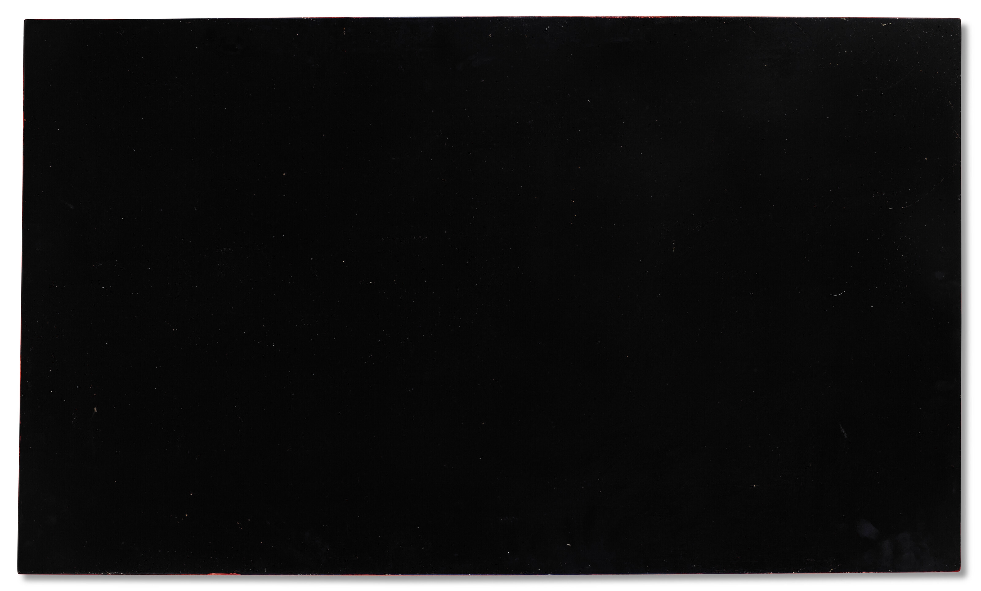 Artwork by Pham Hau, Le village au bord de l’eau (Village by the Lake, Made of lacquer on panel