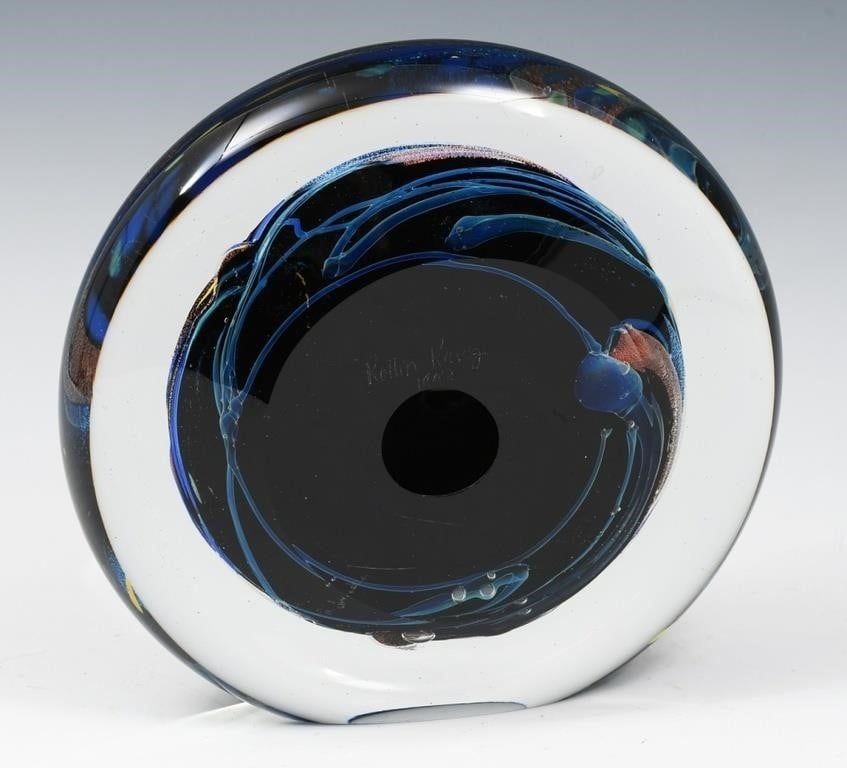 Artwork by Rollin Karg, ROLLIN KARG DICHROIC ART GLASS SCULPTURE, Made of Dichroic Art Glass