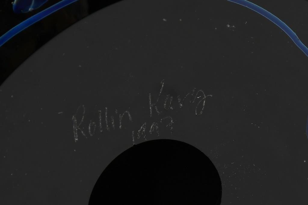 Artwork by Rollin Karg, ROLLIN KARG DICHROIC ART GLASS SCULPTURE, Made of Dichroic Art Glass