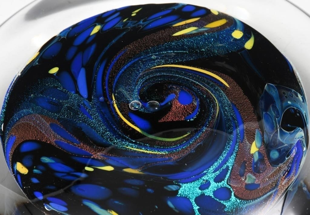 Artwork by Rollin Karg, ROLLIN KARG DICHROIC ART GLASS SCULPTURE, Made of Dichroic Art Glass