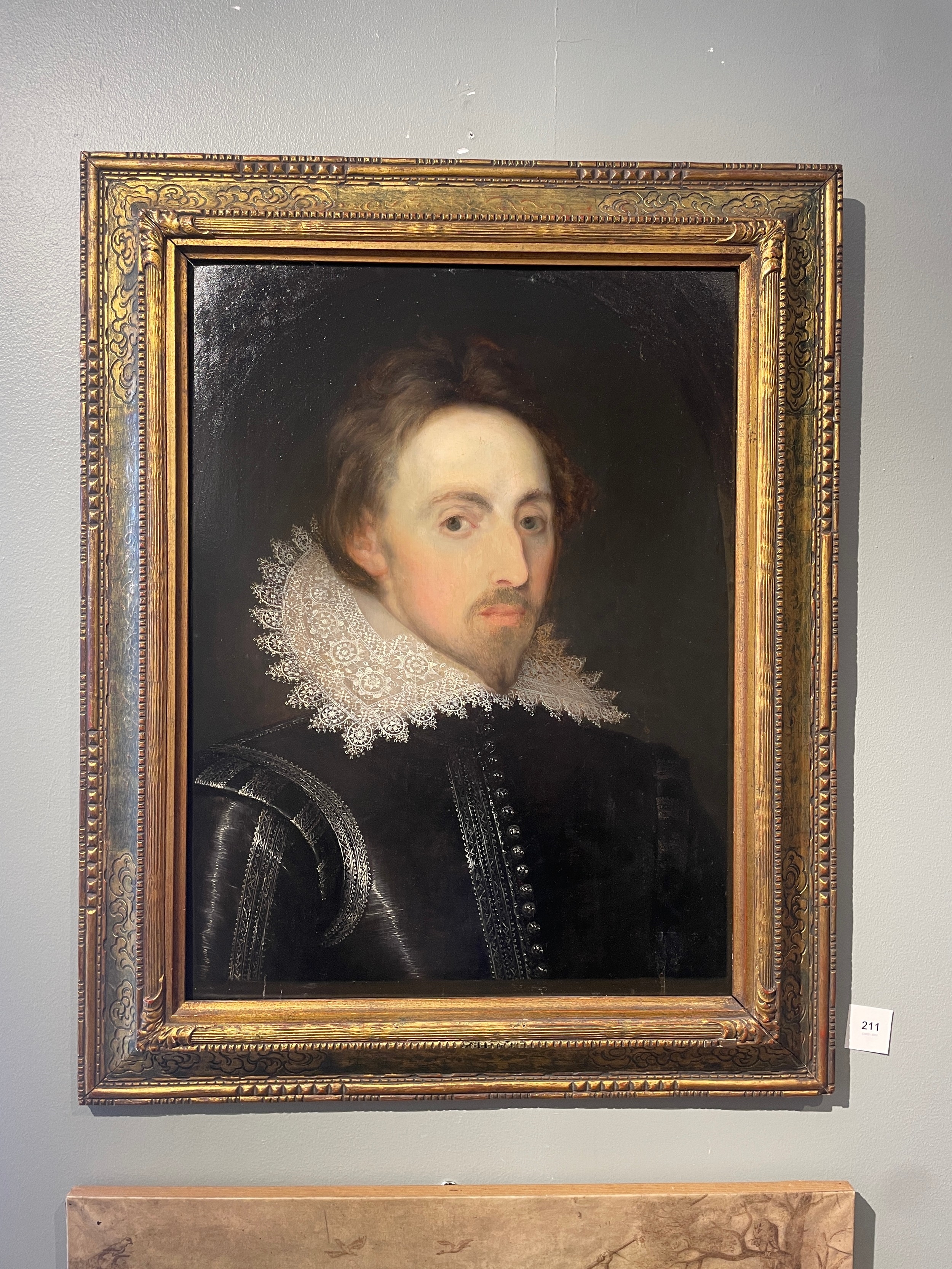 Artwork by William Larkin, Portrait of a Gentleman, Made of Oil On Panel