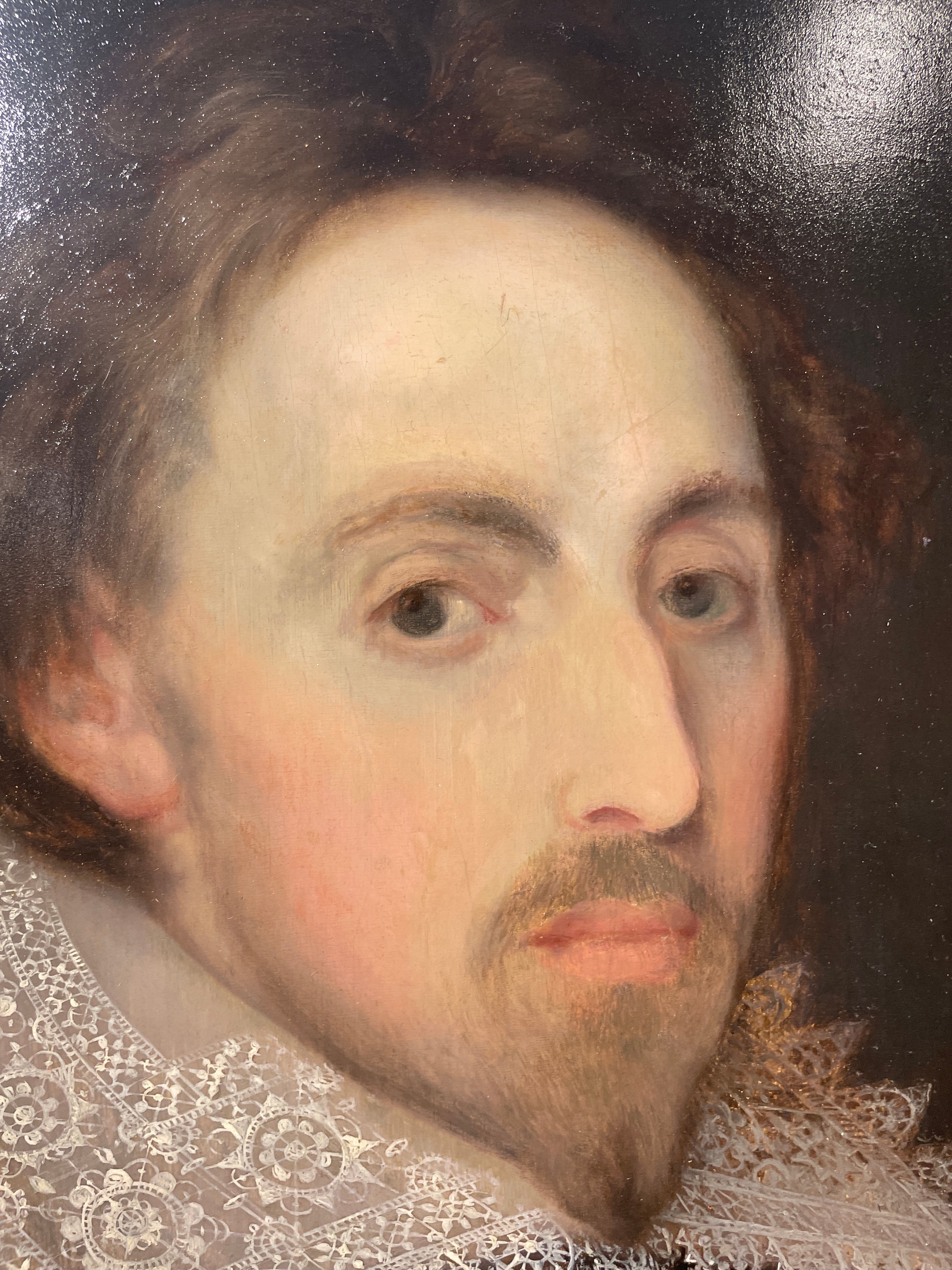 Artwork by William Larkin, Portrait of a Gentleman, Made of Oil On Panel