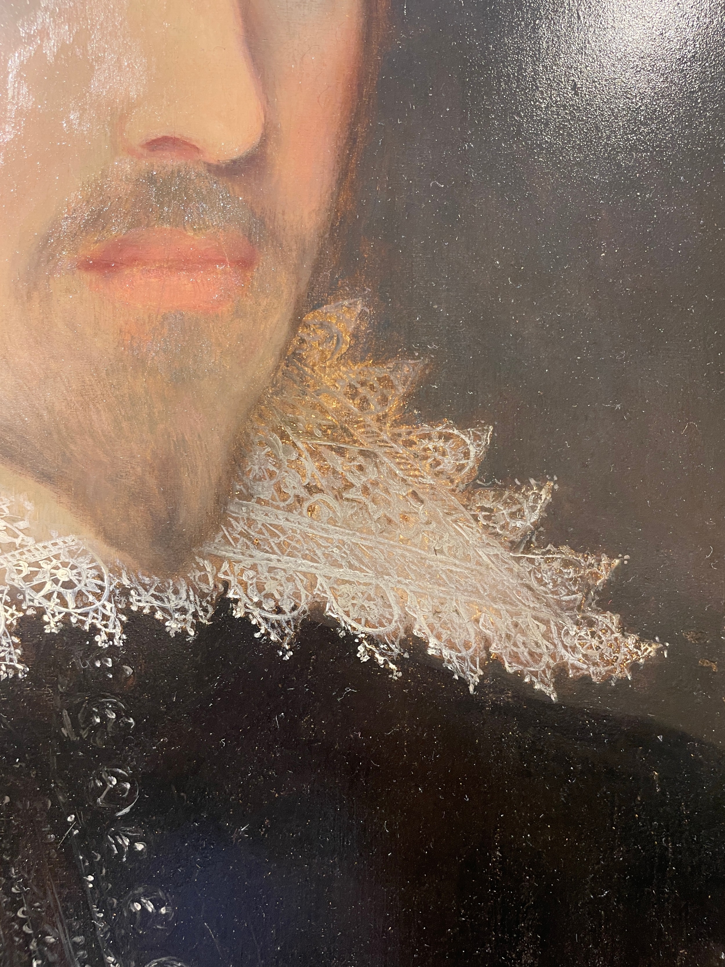 Artwork by William Larkin, Portrait of a Gentleman, Made of Oil On Panel