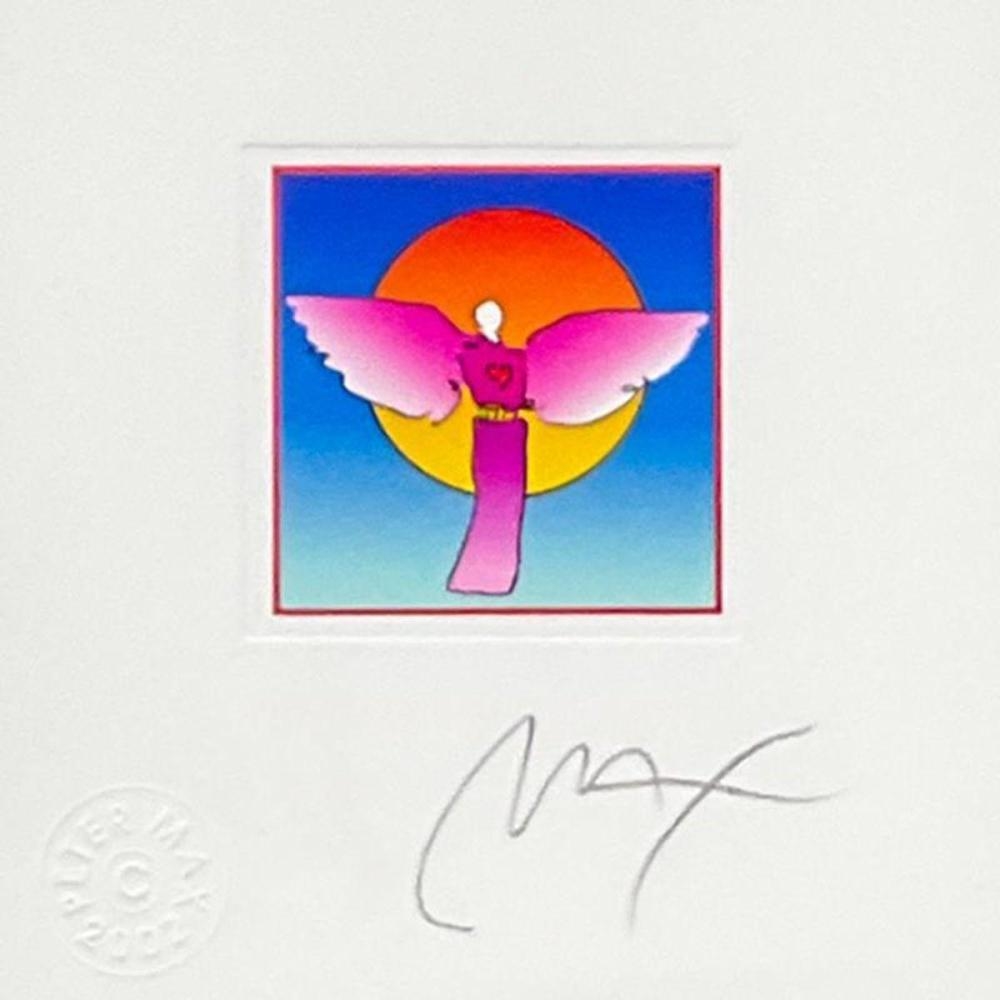 Peter Max | Angel with Sun Ver II | MutualArt