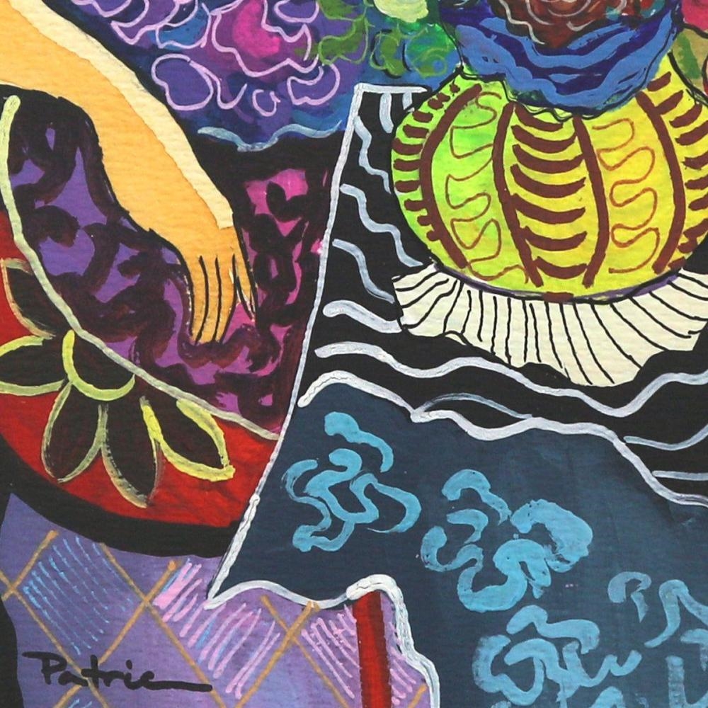 Artwork by Patricia Govezensky, Refraction Point, Made of Original Watercolor