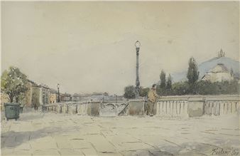 Along the Po in Turin - Severino Furletti
