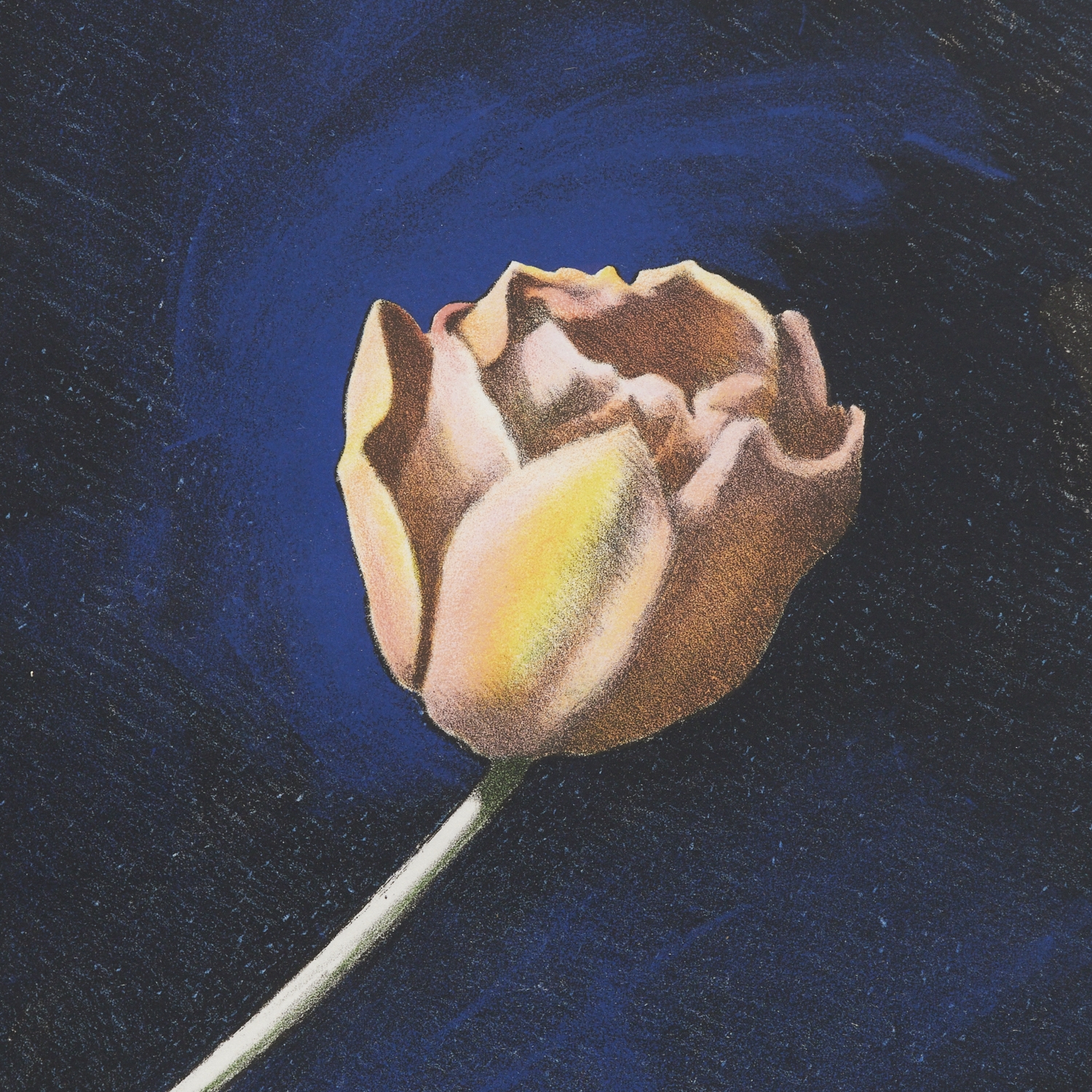 Artwork by Paul Wonner, Tulips in a Milk Carton, Made of Lithograph On Paper