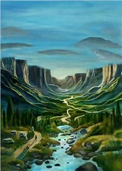 Canyon Valley - Anna Stawarz (b.1976)