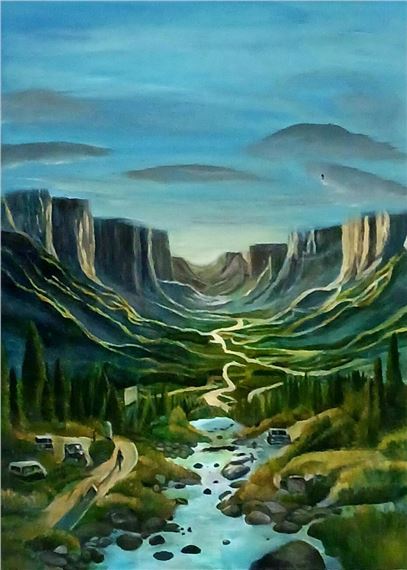 Canyon Valley by Anna Stawarz (b.1976), 2025