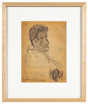 Self Portrait - original drawing - Jack Kerouac