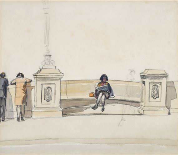 On the Alexander III Bridge by James Cowie