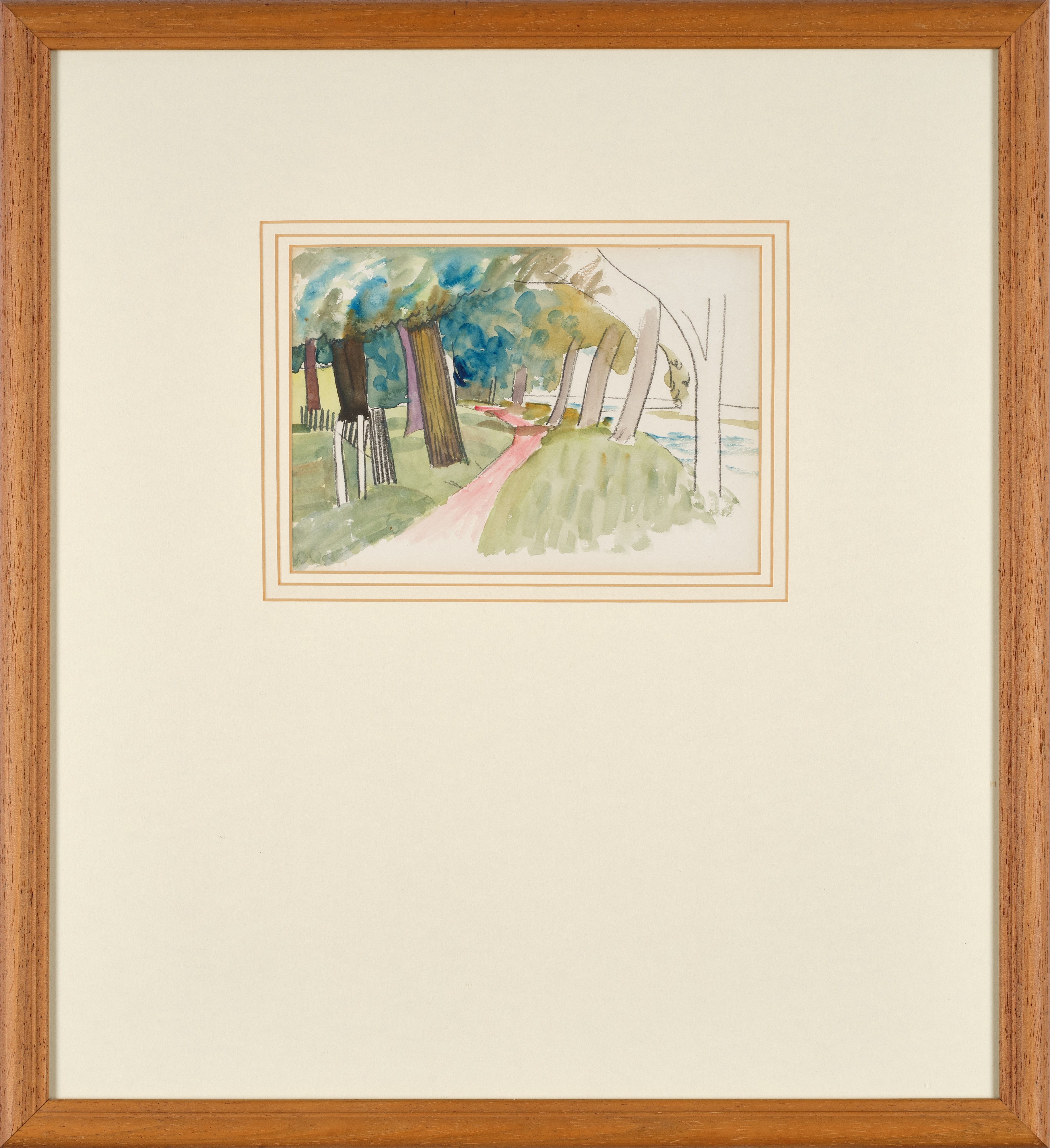 Artwork by James Cowie, The Path Through the Woods, Made of Mixed Media