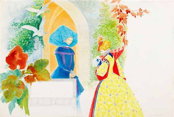 The Goose Girl by Ugo Fontana, 1966