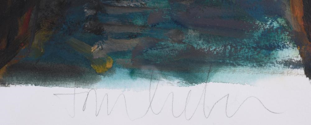 Artwork by Tom Lieber, Vinalhaven, Made of Watercolor And Gouache On Paper