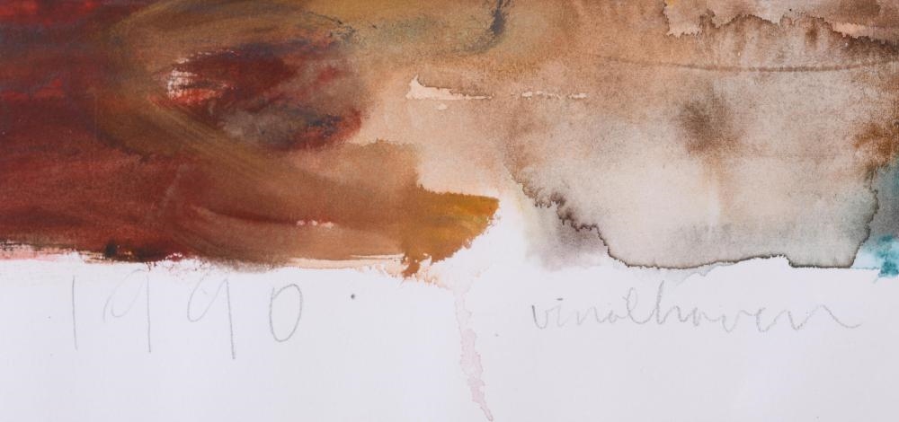 Artwork by Tom Lieber, Vinalhaven, Made of Watercolor And Gouache On Paper