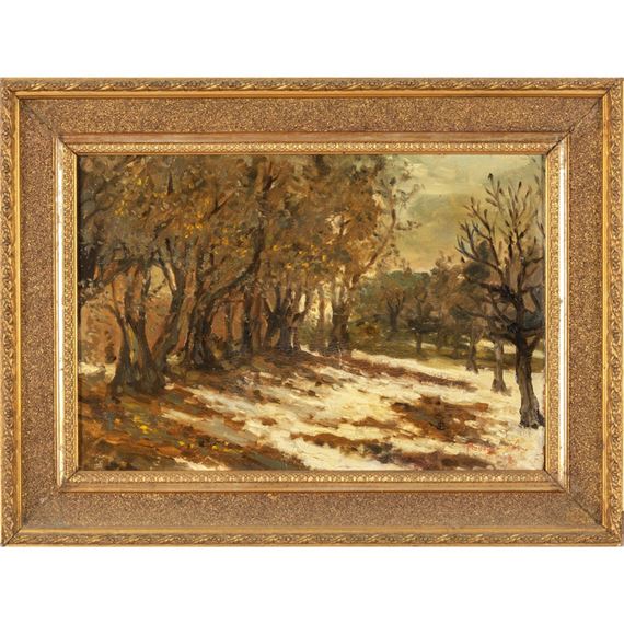 Paesaggio innevato - Vasco Menegozzo