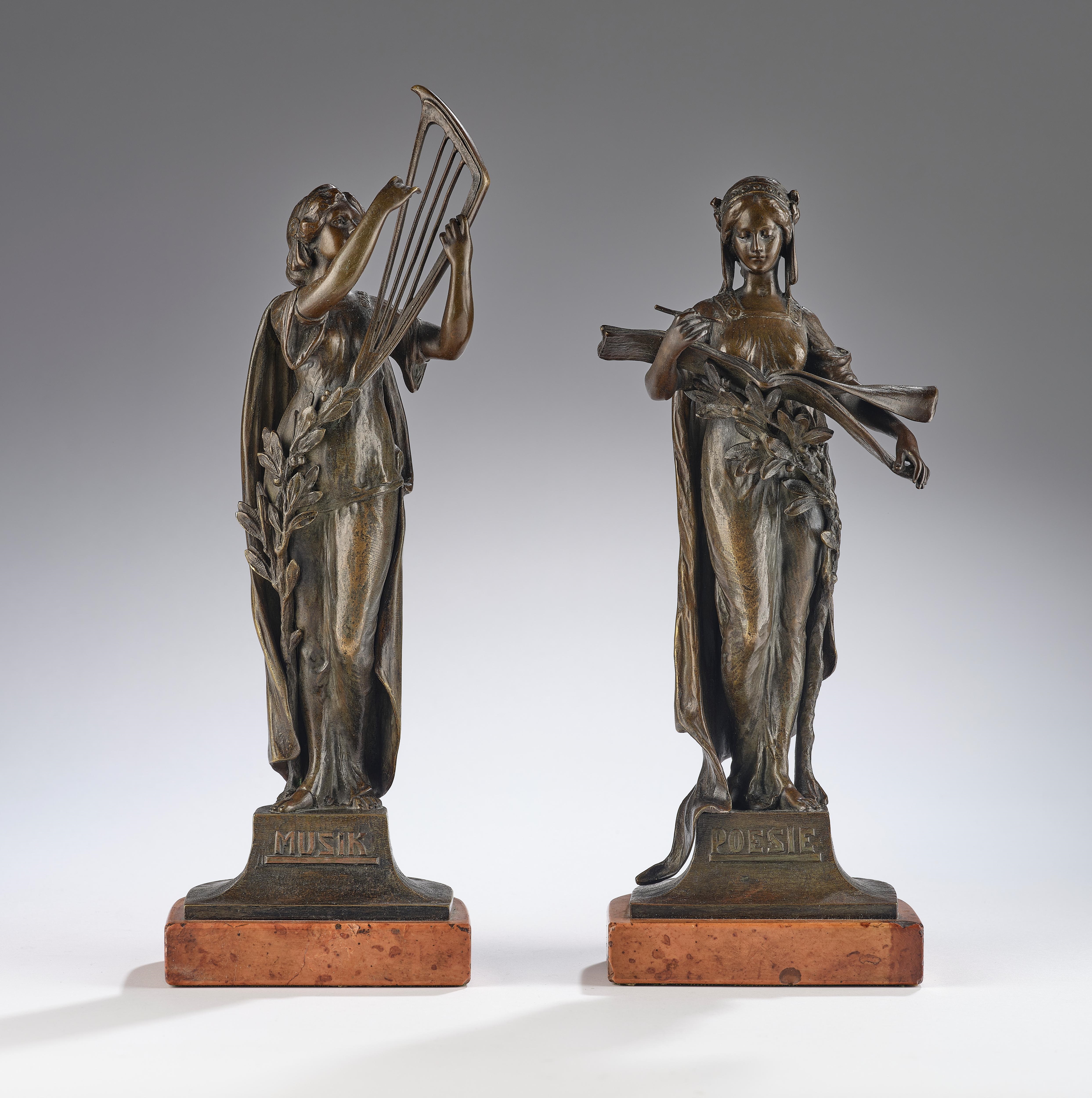 Artwork by András Ruff, Musik und Poesie, Made of Bronze