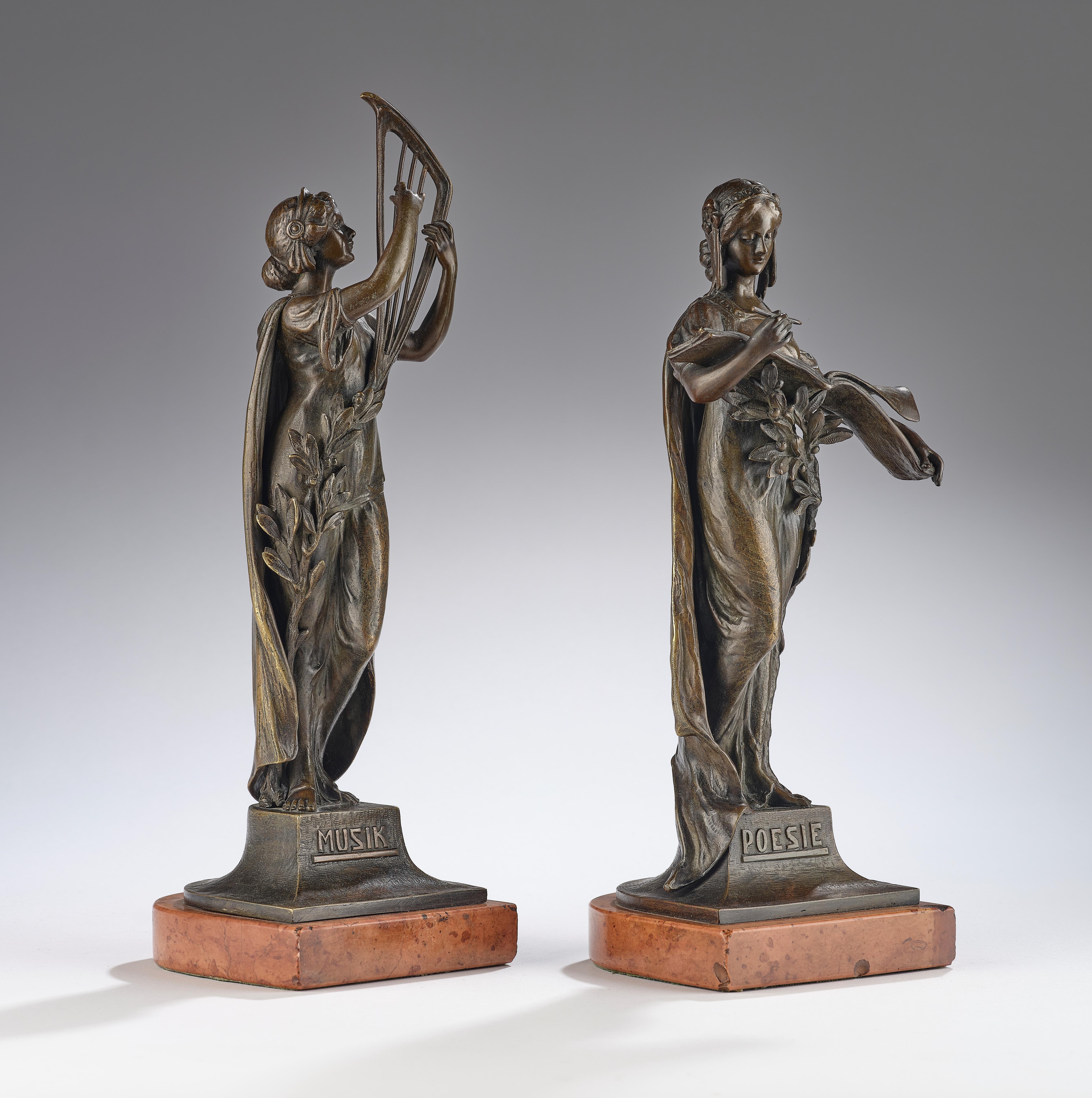 Artwork by András Ruff, Musik und Poesie, Made of Bronze