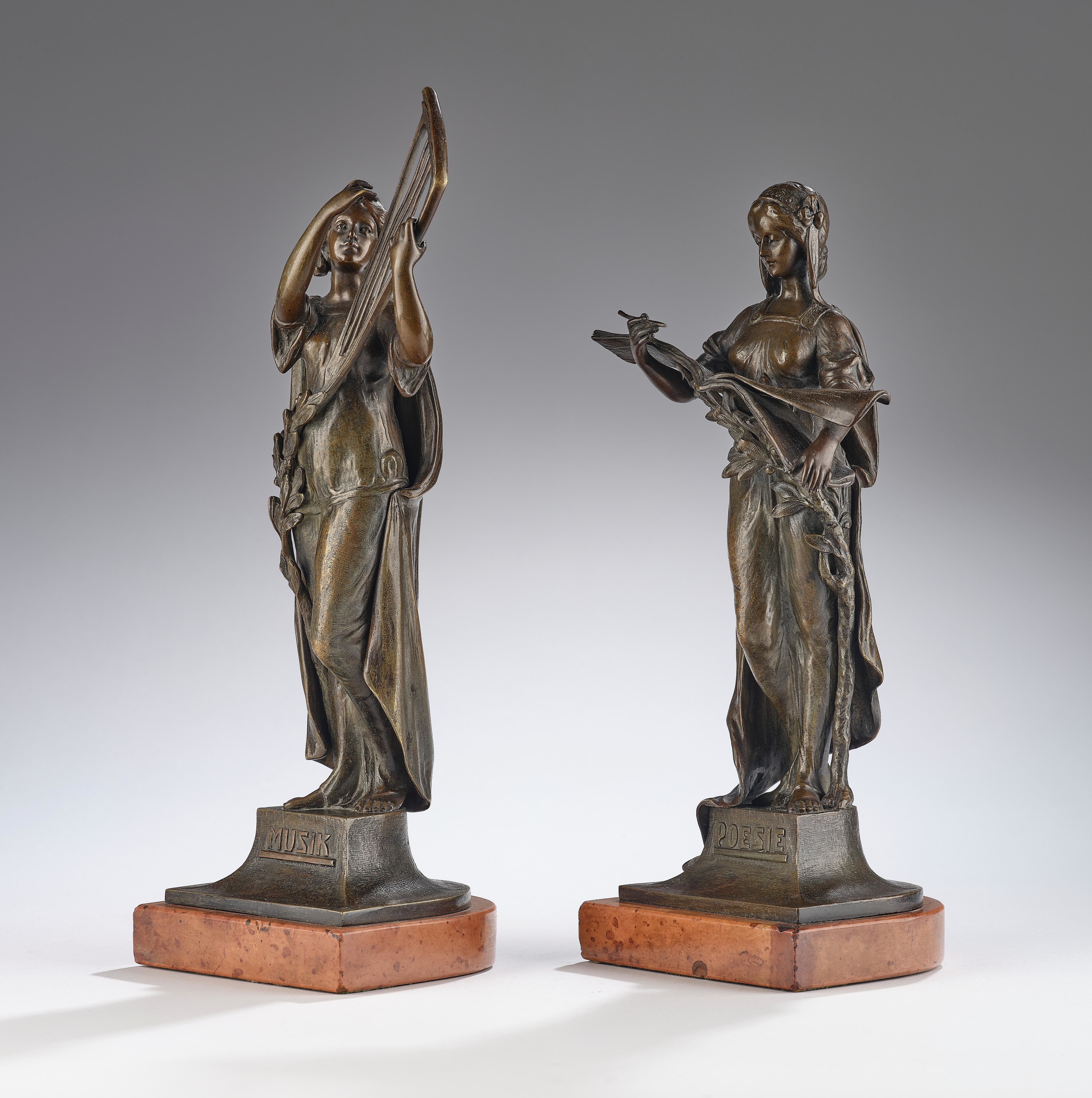 Artwork by András Ruff, Musik und Poesie, Made of Bronze