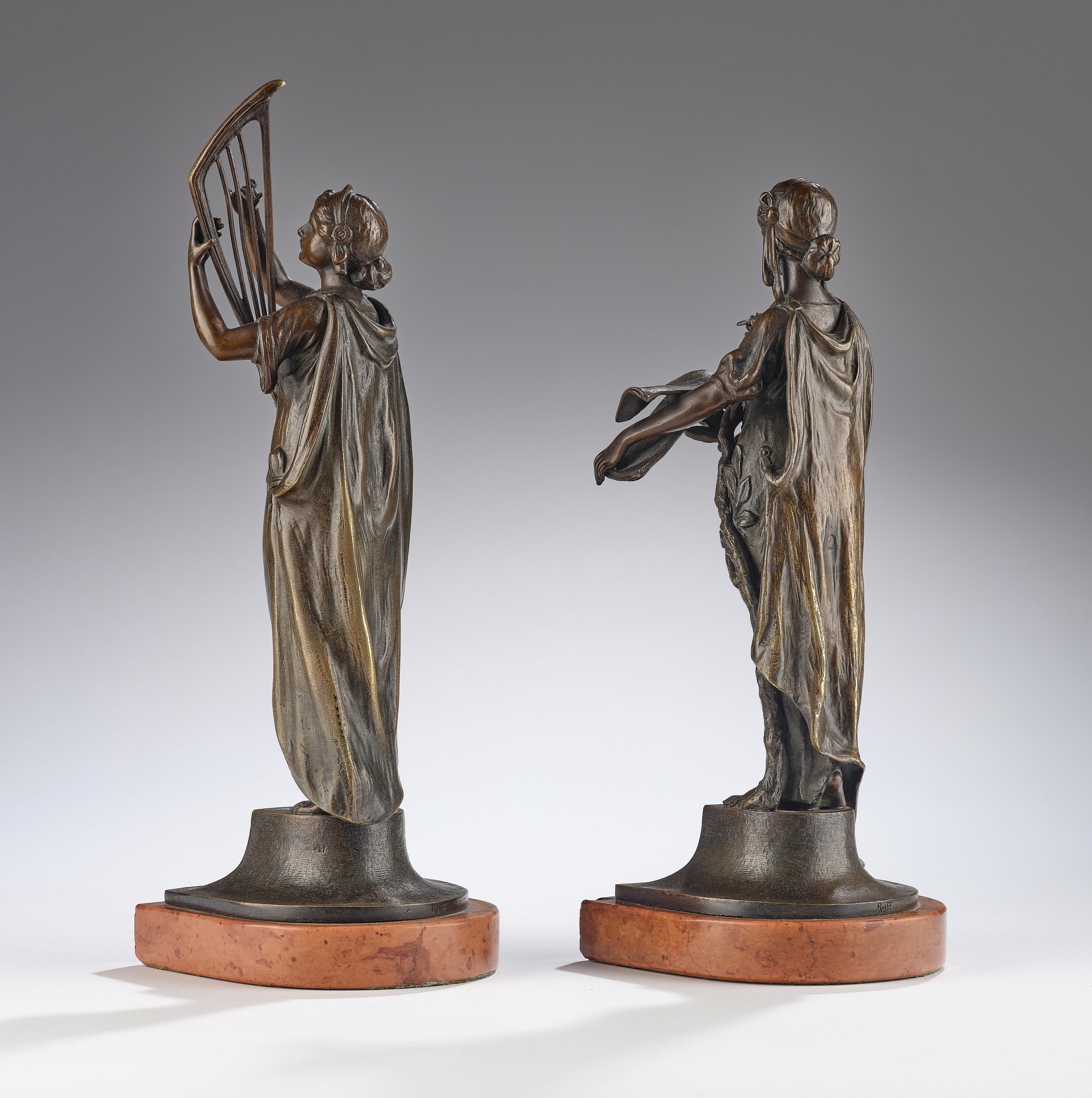 Artwork by András Ruff, Musik und Poesie, Made of Bronze