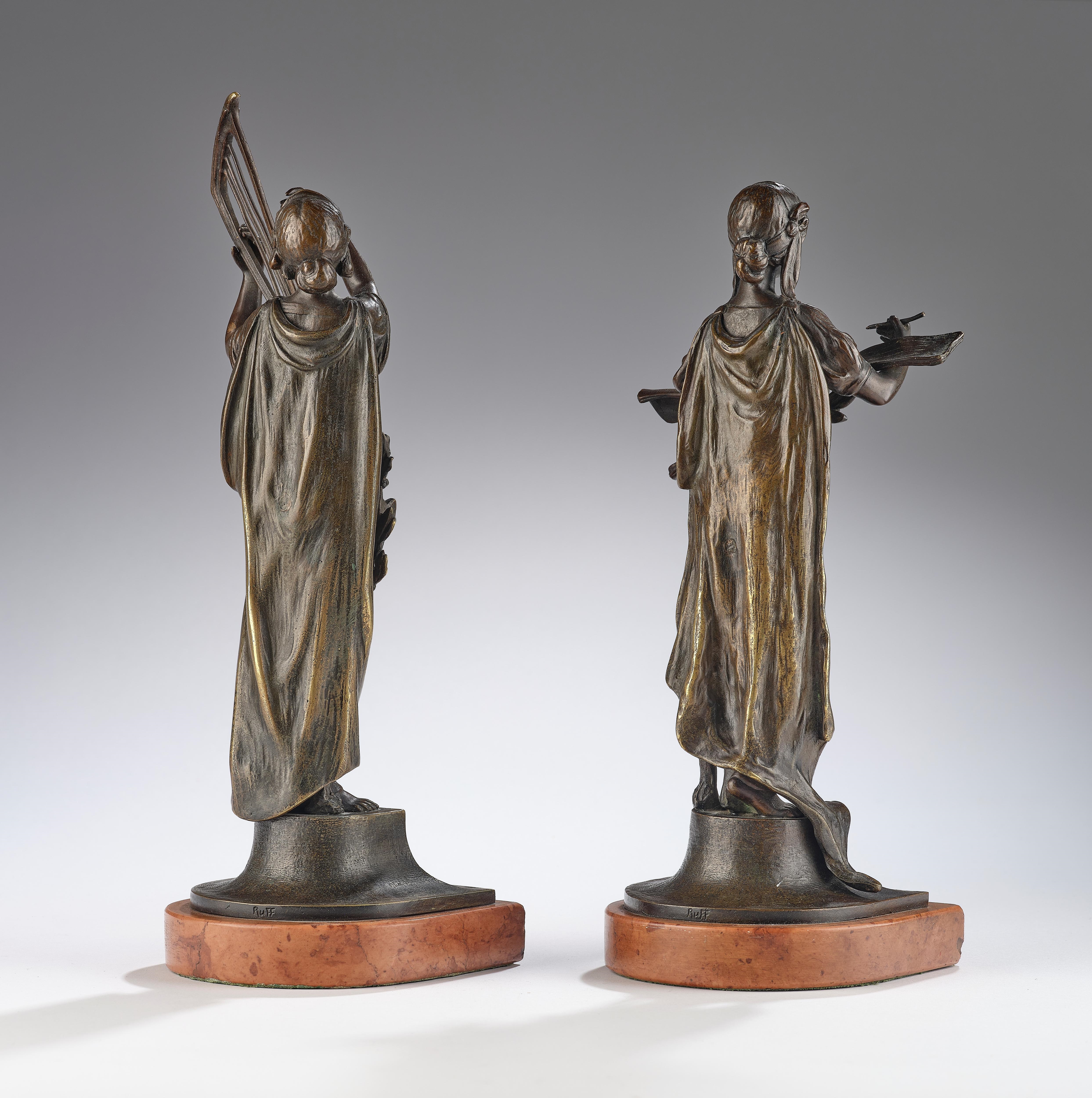 Artwork by András Ruff, Musik und Poesie, Made of Bronze