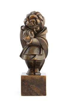 The girl with the turkey - Władysław Jania