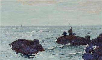 FISHING OFF THE ROCKS - Robert McGown Coventry