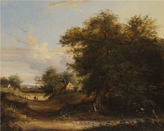 GONE FISHING - John Berney Crome