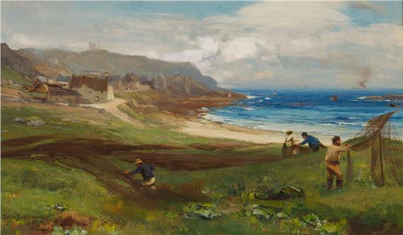 Sennen Cove, Cornwall by David Farquharson, 1995