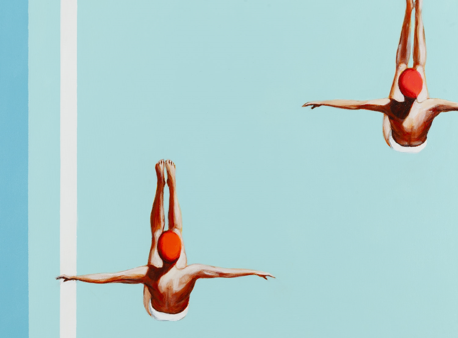 Artwork by Renata Magda, Silence XXX, Made of acrylic/canvas