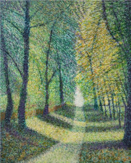 A painting made with rain by Ryszarda Lucja Jagielska, 2023/2025