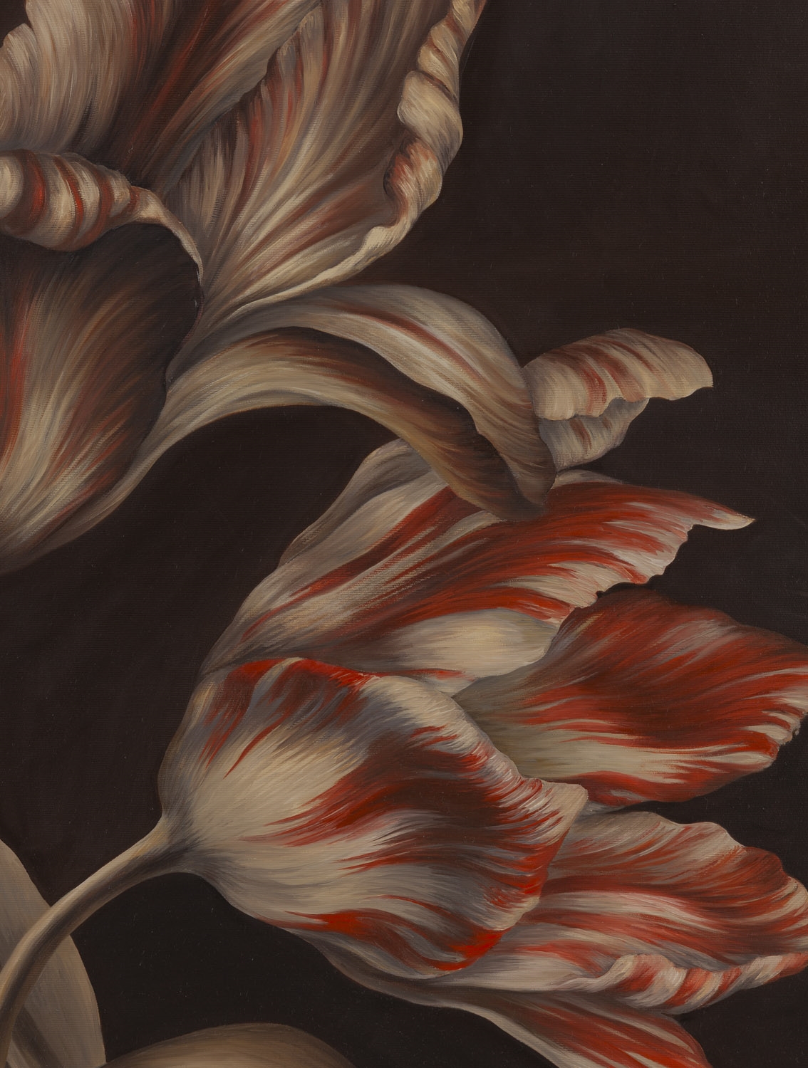 Artwork by Oksana Reznik, Tulips, Made of oil on canvas