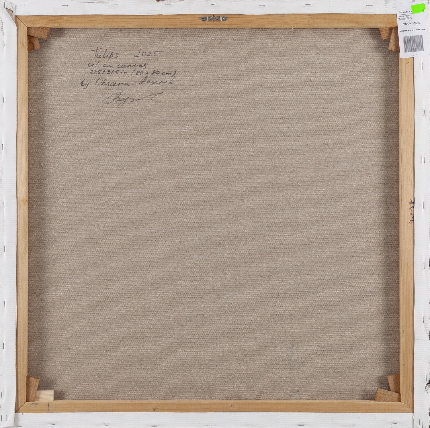 Artwork by Oksana Reznik, Tulips, Made of oil on canvas