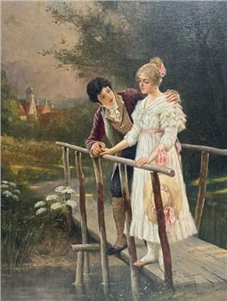 Sweet words on a bridge - Hermann Vogler