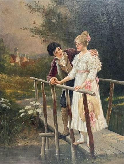 Sweet words on a bridge - Hermann Vogler