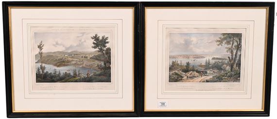 General View of the Military School or West Point - Jacques-Gerard Milbert