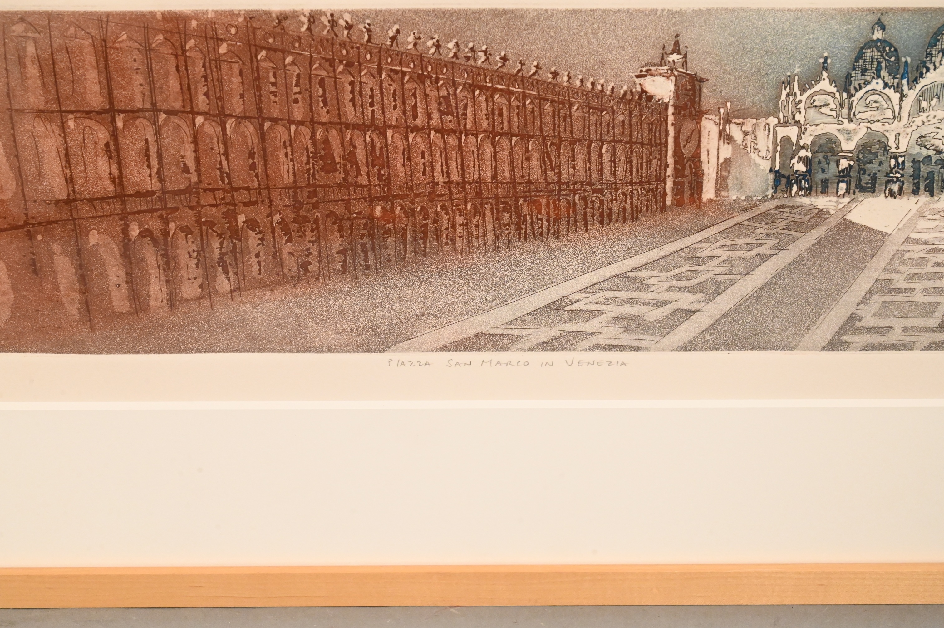 Artwork by Mario Micossi, Spoleto de Sud, Made of Aquatint Etching