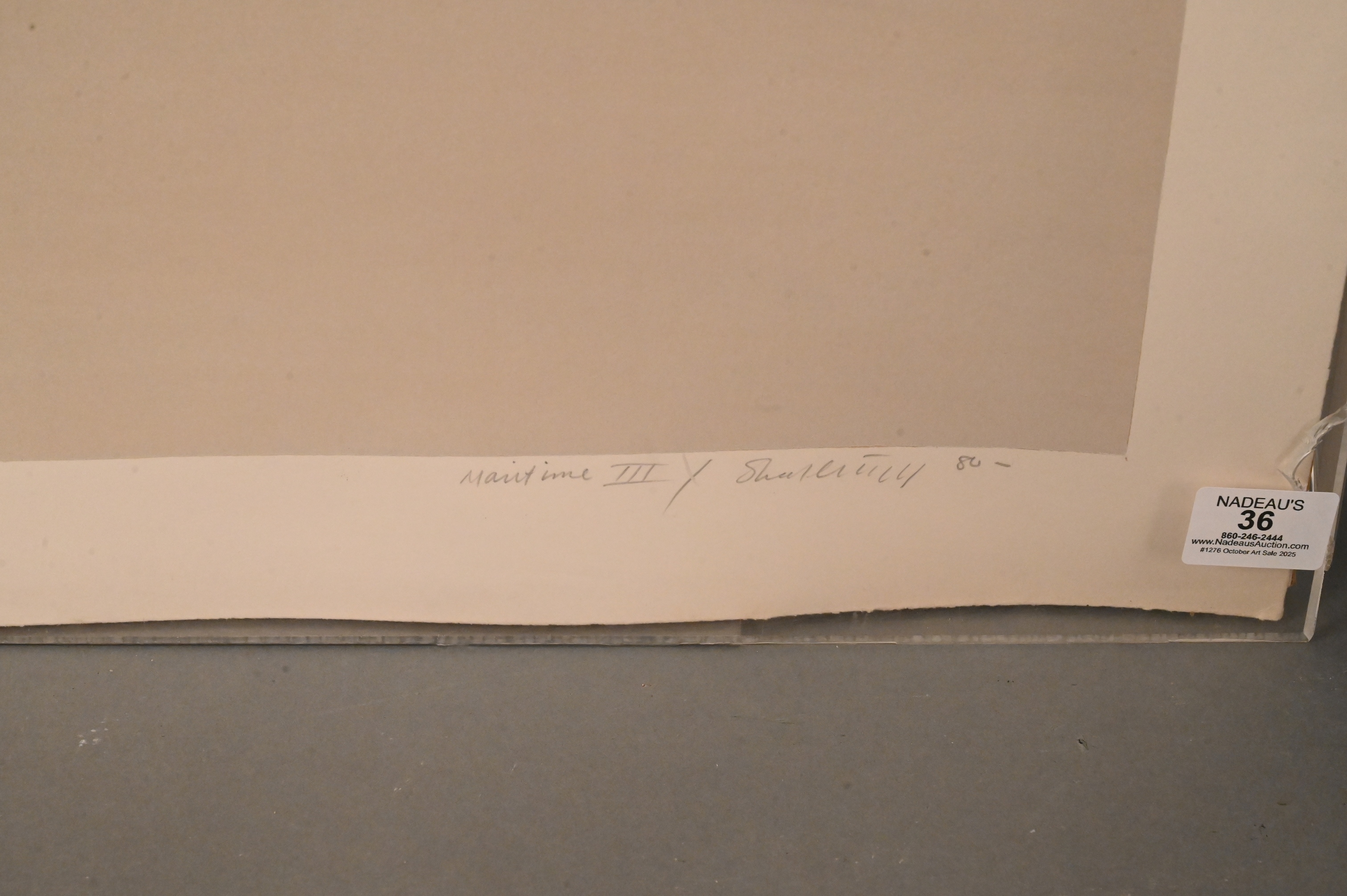 Artwork by Stuart Shedletsky, Maritime III, Made of Screenprint