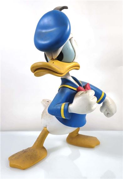 Sculpture Pin Up Peter Mook – Agent De Police USA, Résine Peinte à La Main, 23 Cm, édition 1985