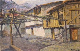 Casas con emparrado - M. Zayas