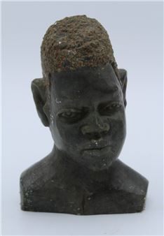 A South African bust sculpture - Casper Darare