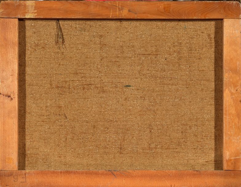 Artwork by Tosi, View of a village, Made of Oil On Canvas