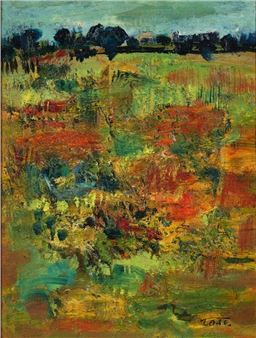 Landscape Oil on canvas - Tosi