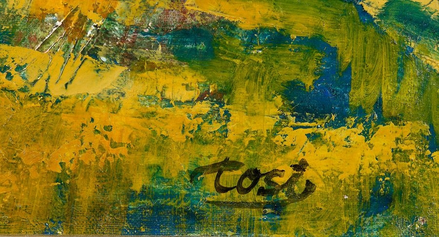 Artwork by Tosi, Landscape, Made of Oil On Canvas