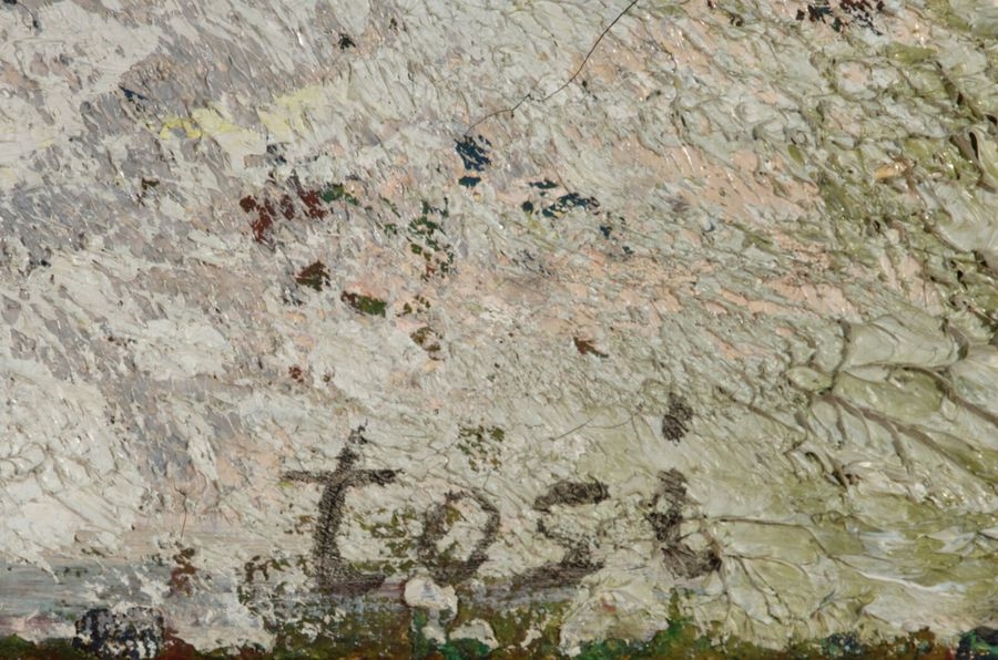 Artwork by Tosi, Landscape, Made of Oil On Canvas